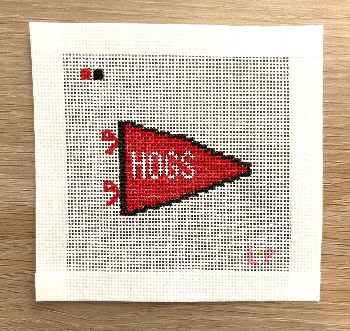 Hogs Pennant Needlepoint Canvas