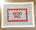 Woo Pig Scalloped Sign